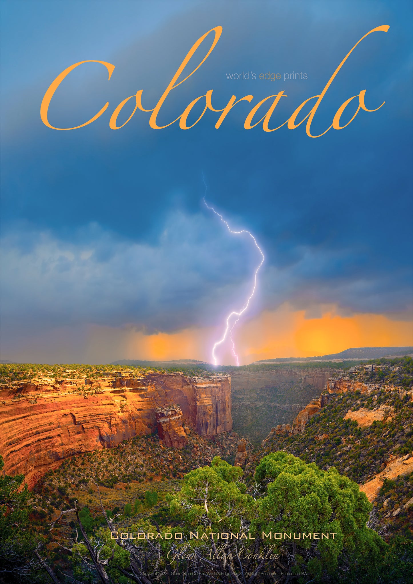 COLORADO NATIONAL MONUMENT / Premium Poster
