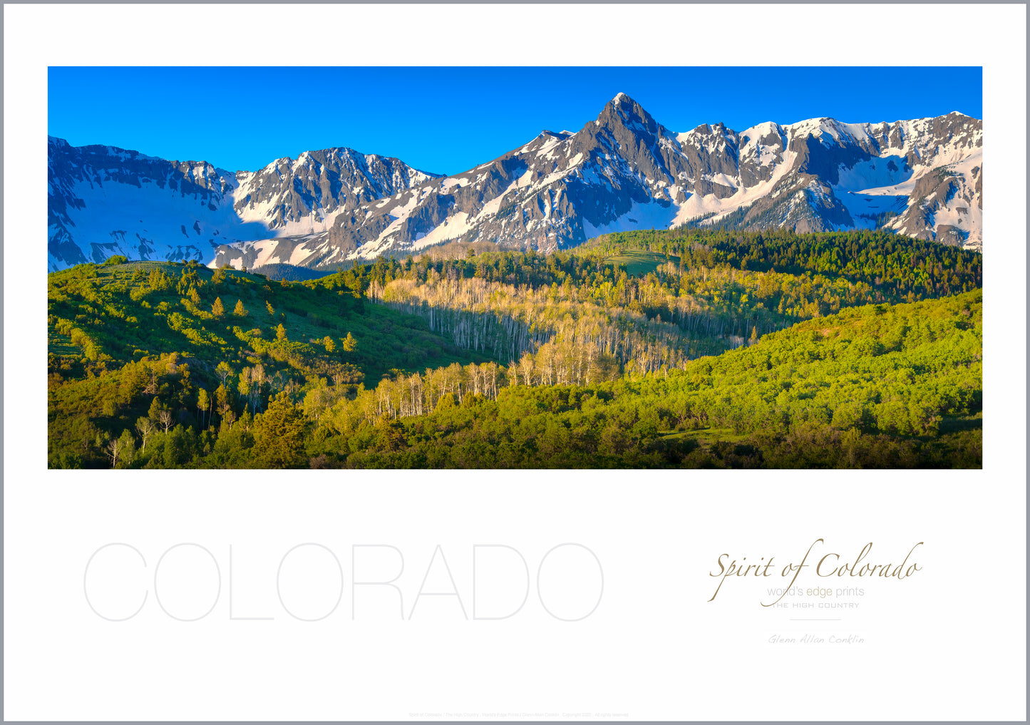 THE HIGH COUNTRY / Premium Poster