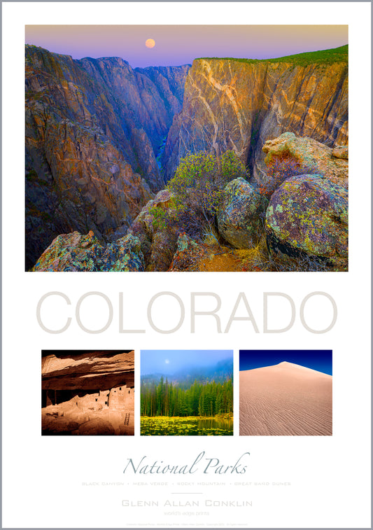 COLORADO NATIONAL PARKS / Premium Poster