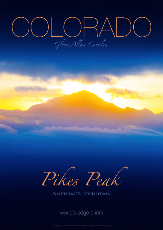 PIKES PEAK / AMERICA'S MOUNTAIN / Premium Poster