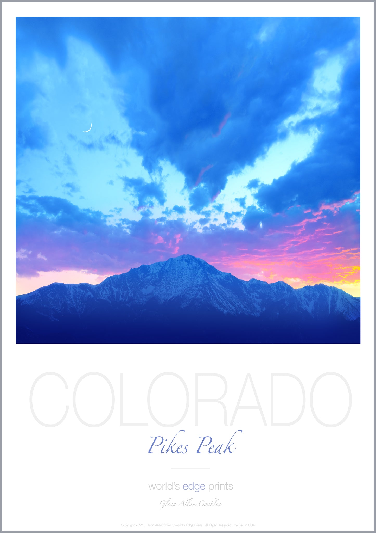 PIKES PEAK / Premium Poster