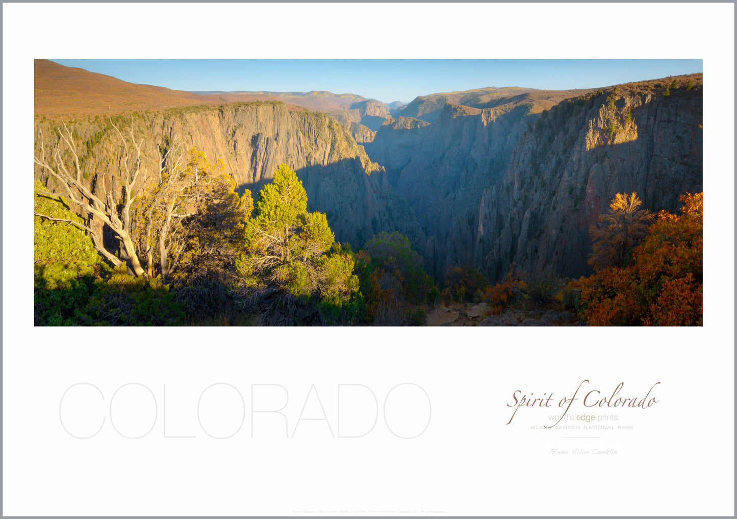 BLACK CANYON / Premium Poster