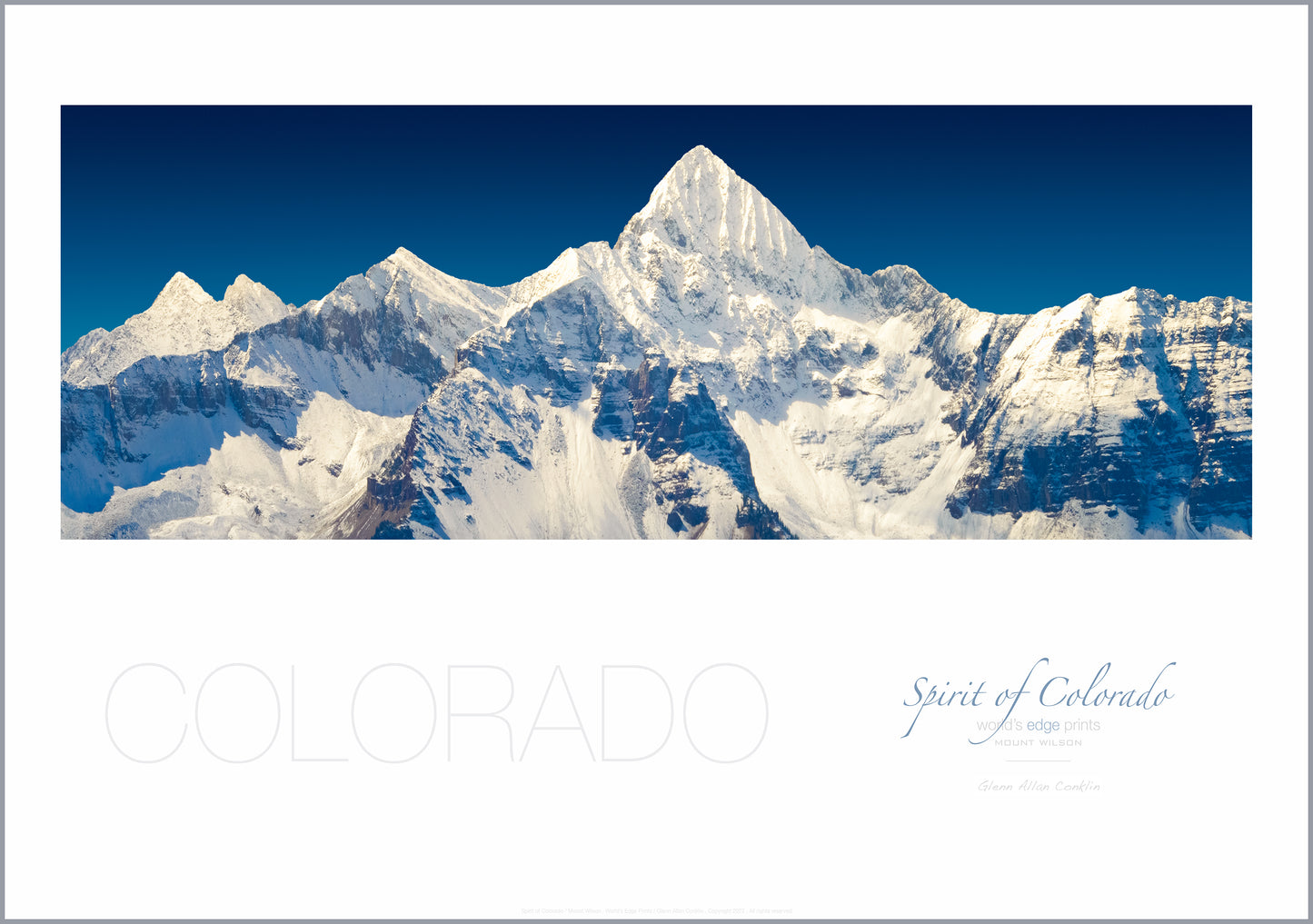 MOUNT WILSON / Premium Poster